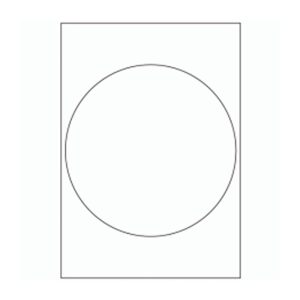 474 - Label Size 200mm dia