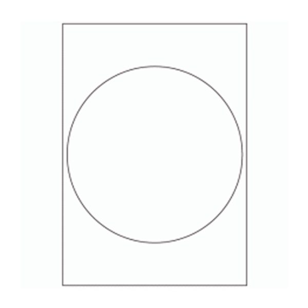 474 - Label Size 200mm dia