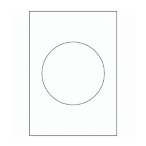 661 - Label Size 150mm Dia