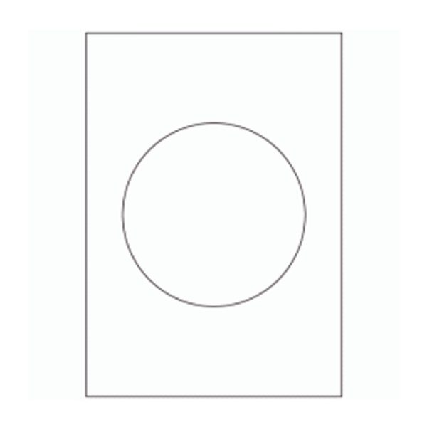 661 - Label Size 150mm Dia