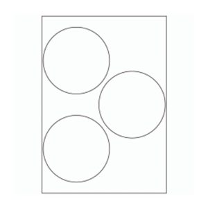 472 - Label Size 112mm dia