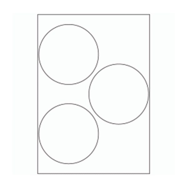 472 - Label Size 112mm dia