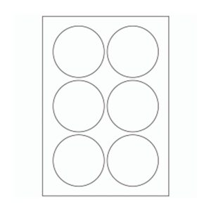 662 - Label Size 85mm Dia