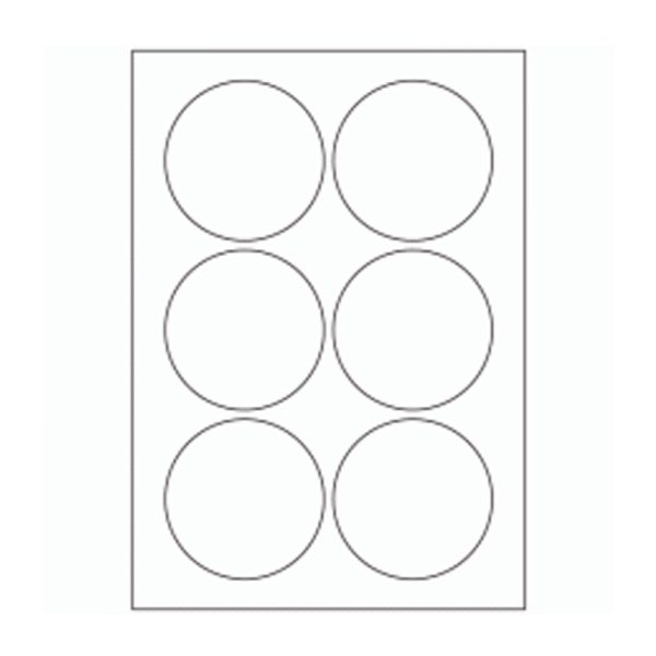 662 - Label Size 85mm Dia