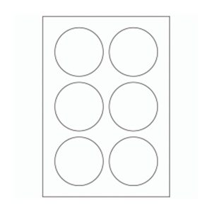 593 - Label Size 80mm dia