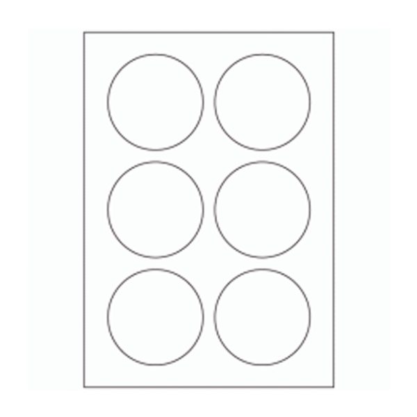 593 - Label Size 80mm dia