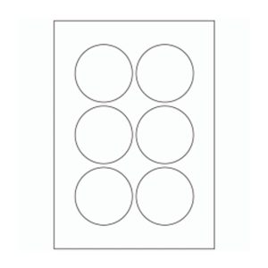 663 - Label Size 75mm Dia