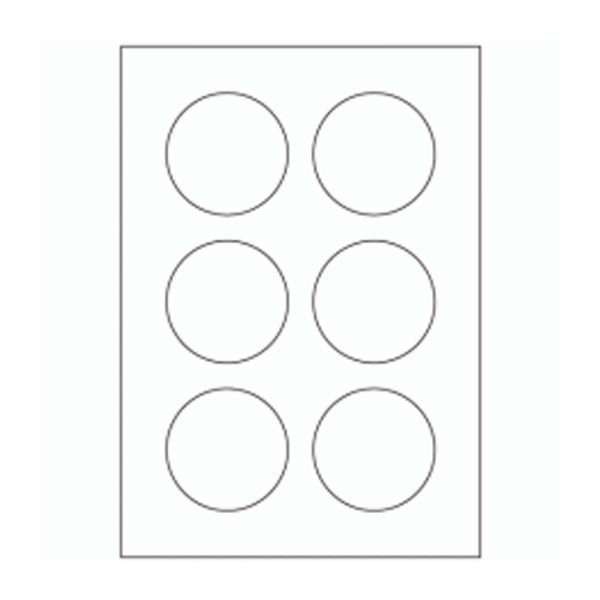 594 - Label Size 71mm dia