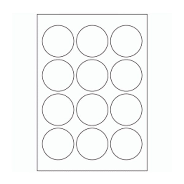 664 - Label Size 60mm Dia