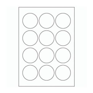 665 - Label Size 57mm Dia