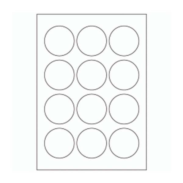 665 - Label Size 57mm Dia