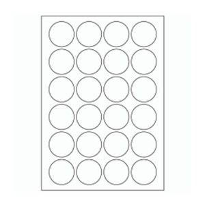 666 - Label Size 43mm Dia