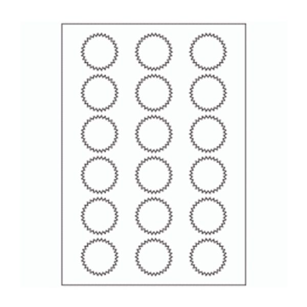 571 - Label Size 42mm Dia