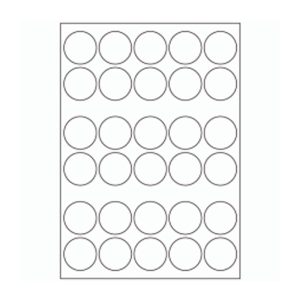 667 - Label Size 38mm Dia