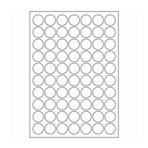 467 - Label Size 25.4mm dia