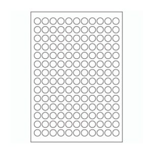 465 - Label Size 15mm dia