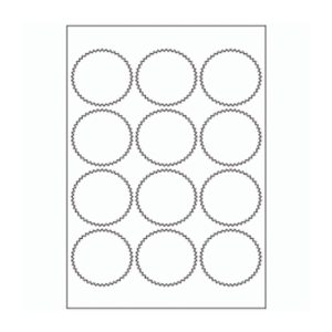489 - Label Size 65mm x 60mm