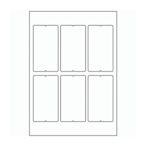 940 - Notch Label Size 110mm x 60mm