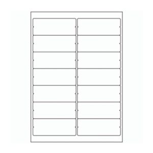 941 - Notch Label Size 99.1mm x 38.1mm