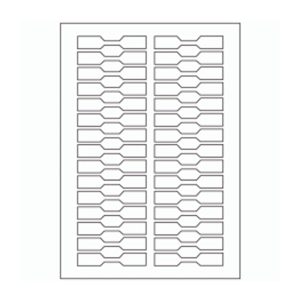 503 - Dumbell Label Size 80mm x 15mm