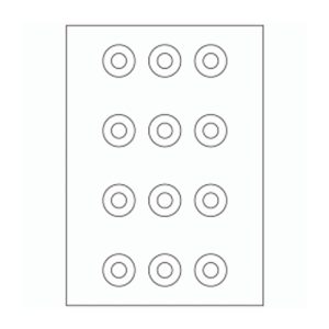 561 - Label Size 34mm dia