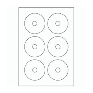 505 - Label Size Mini CD Label