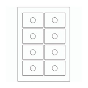 557 - Label Size Business Card CD