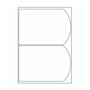 499 - Dome Label Size 204mm x 139.6mm