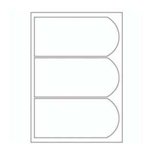 500 - Dome Label Size 195mm x 90mm