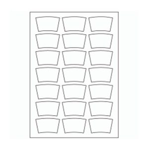 972 - Arch Label Size 56.8mm x 34.6mm