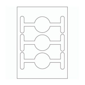 950 - Jar Seal Label Size 183mm x 70mm