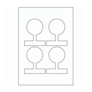 961 - Jar Seal Label Size 102mm x 80mm