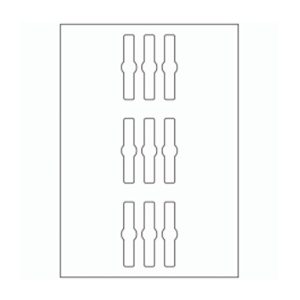 964 - Jar Seal Label Size 76mm x 18mm