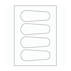 955 - Bottle Label Size 145mm x 55mm