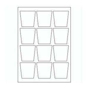 968 - Bottle Label Size 62mm x 61.7mm