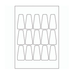 966 - Bottle Label Size 70mm x 34mm