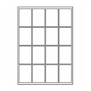 822 - SR-A3 Label Size 97mm x 68mm