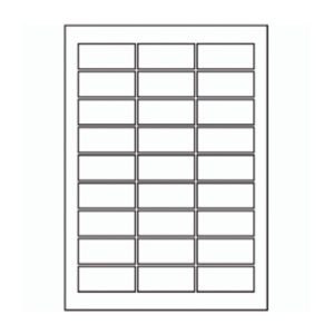 830 - SR-A3 Label Size 90mm x 40mm