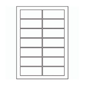 832 - SR-A3 Label Size 135mm x 55mm