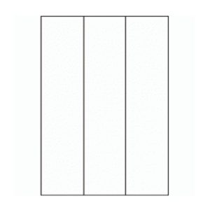 808 - Back Slit parallel to Long Edge - 2 slits, 105mm apart