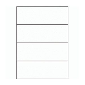 811 - Back Slit parallel to Short Edge -3 slits, 112.7mm apart