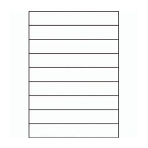 812 - Back Slit parallel to Short Edge - 8 slits, 50.1mm apart