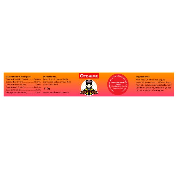 Otohime orange label 220g 220 x 23 mm