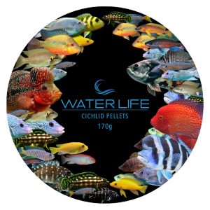 Water Life Tapered Lid Cichlid Pellets 170g 100 x 100 mm